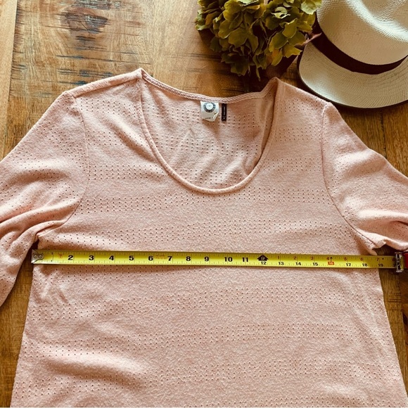 Anthropologie Sylvie Pointelle Top by Akemi + Kin top Sz Small - Picture 7 of 16